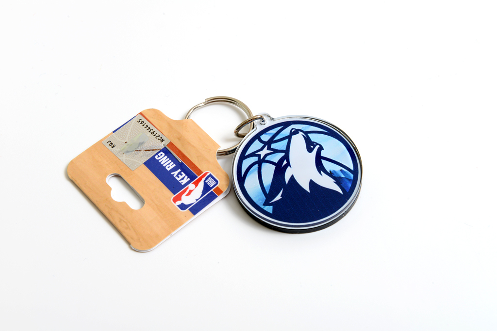 WinCraft 明尼蘇達灰狼隊 2024-25 城市版 壓克力 球衣鑰匙圈