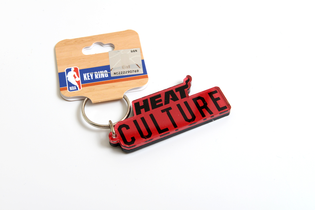WinCraft 邁阿密熱火隊 2024-25 城市版 壓克力 球衣鑰匙圈