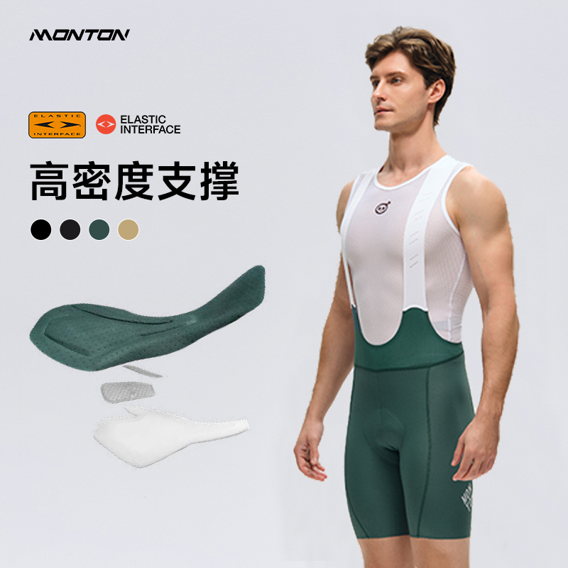 25極簡主義暗綠男款背帶短褲