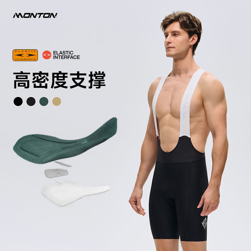 25極簡主義黑色男款背帶短褲