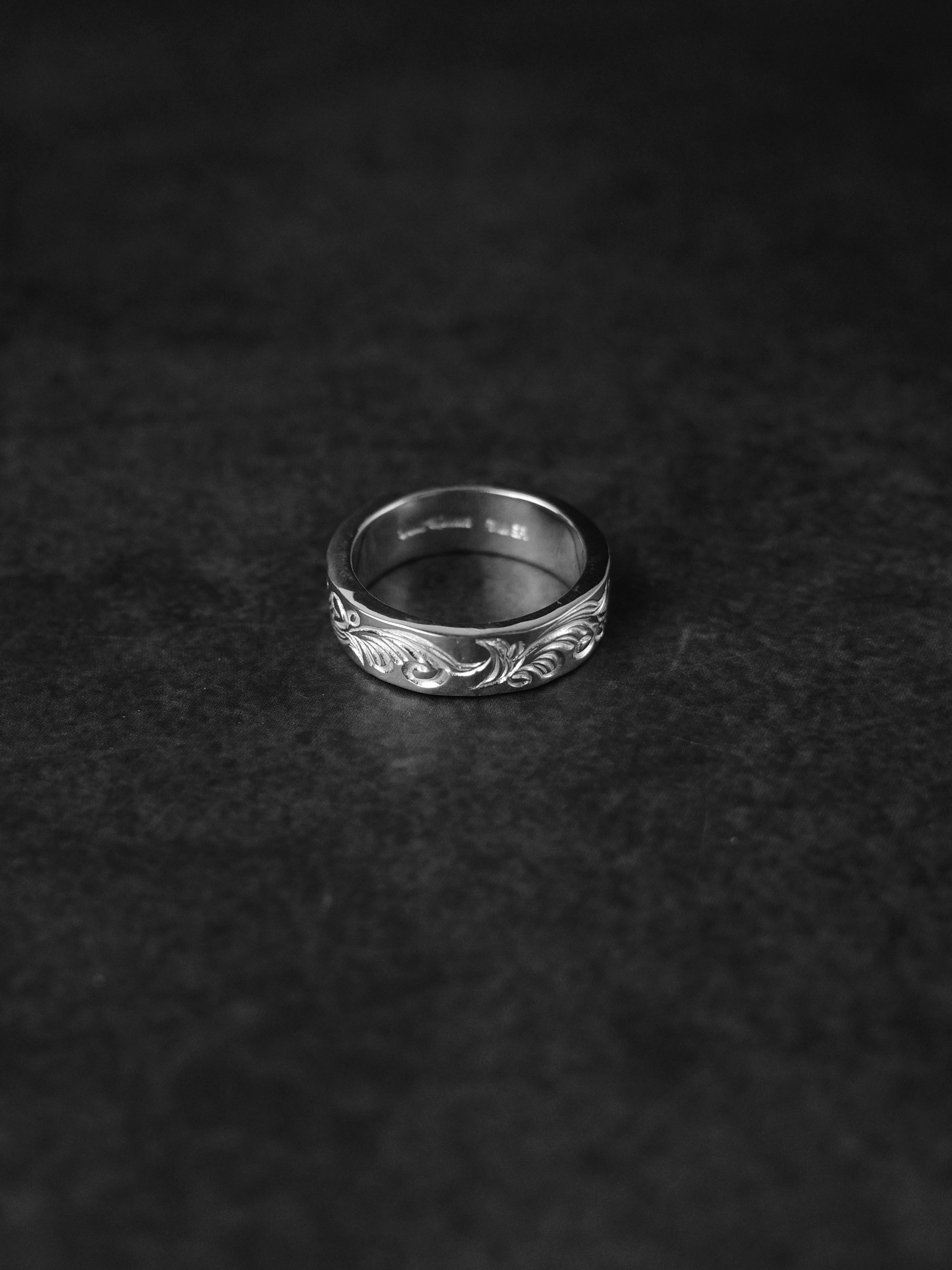 Dear Blossom 唐草6ｍｍ平打戒 R-005