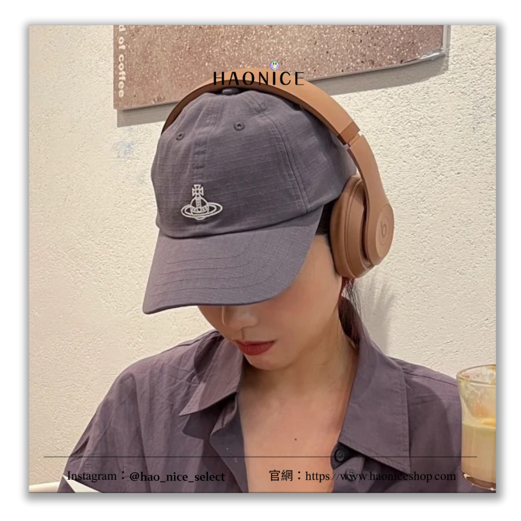【HAO NICE】100%正品 VIVIENNE WESTWOOD 英國精品🇬🇧經典刺繡LOGO棒球帽 帽子