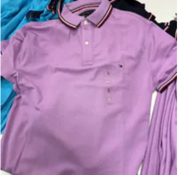 [S] TOMMY HILFIGER FRENCH PURPLE REGULAR FIT TOMMY WICKING POLO, 78J2653-501 (STH1309)