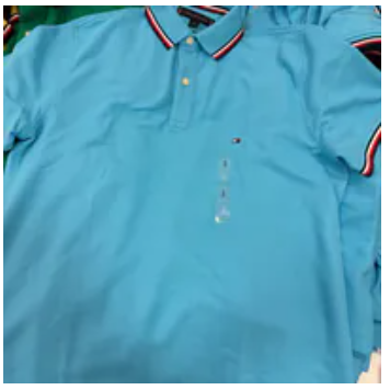 [S] TOMMY HILFIGER SEASHORE BLUE REGULAR FIT TOMMY WICKING POLO, 78J2653-419 (STH1310)