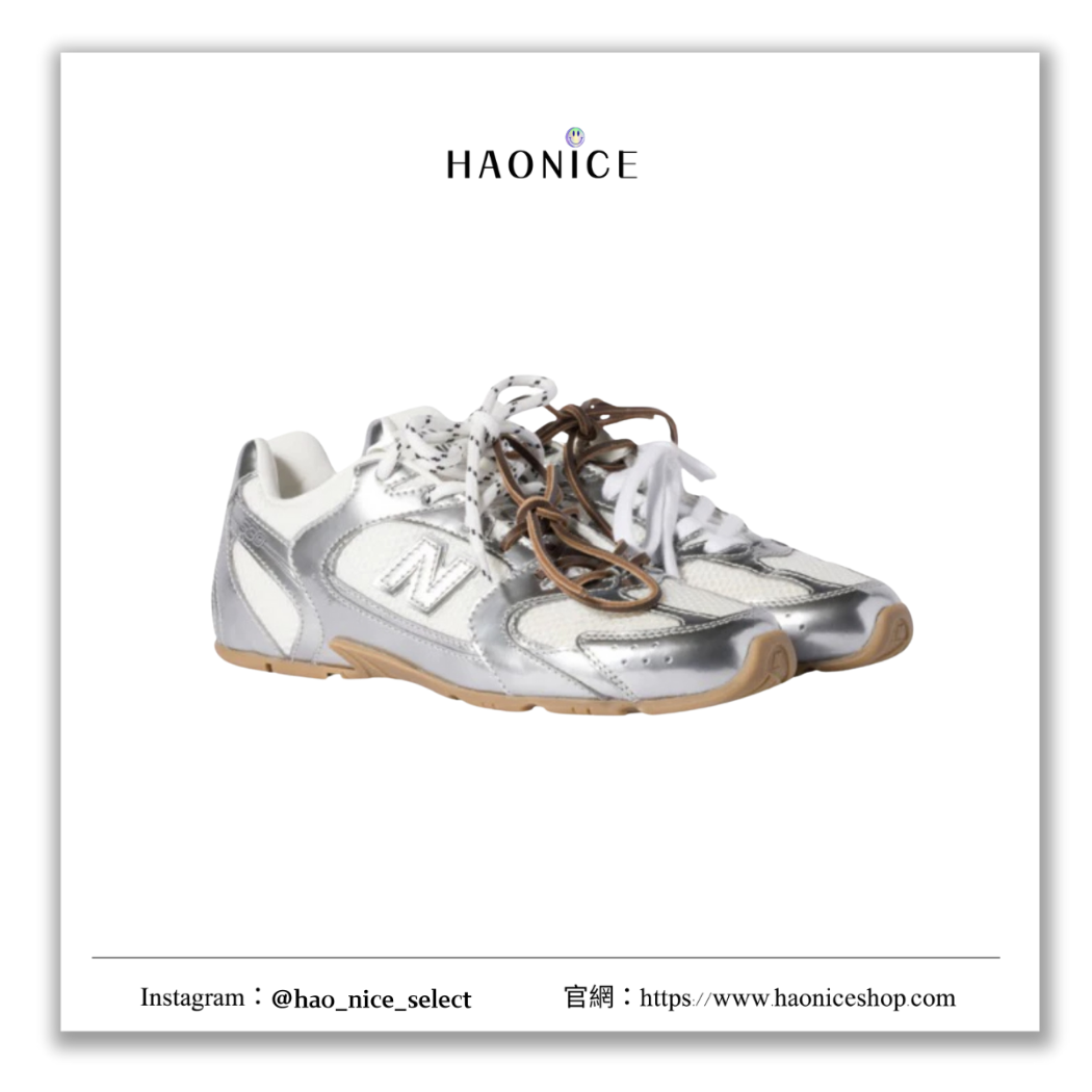 【HAO NICE】100%正品 NEW BALANCE x MIUMIU  潮流精品🔥530 SL 限定聯名款銀色復古休閒鞋 球鞋