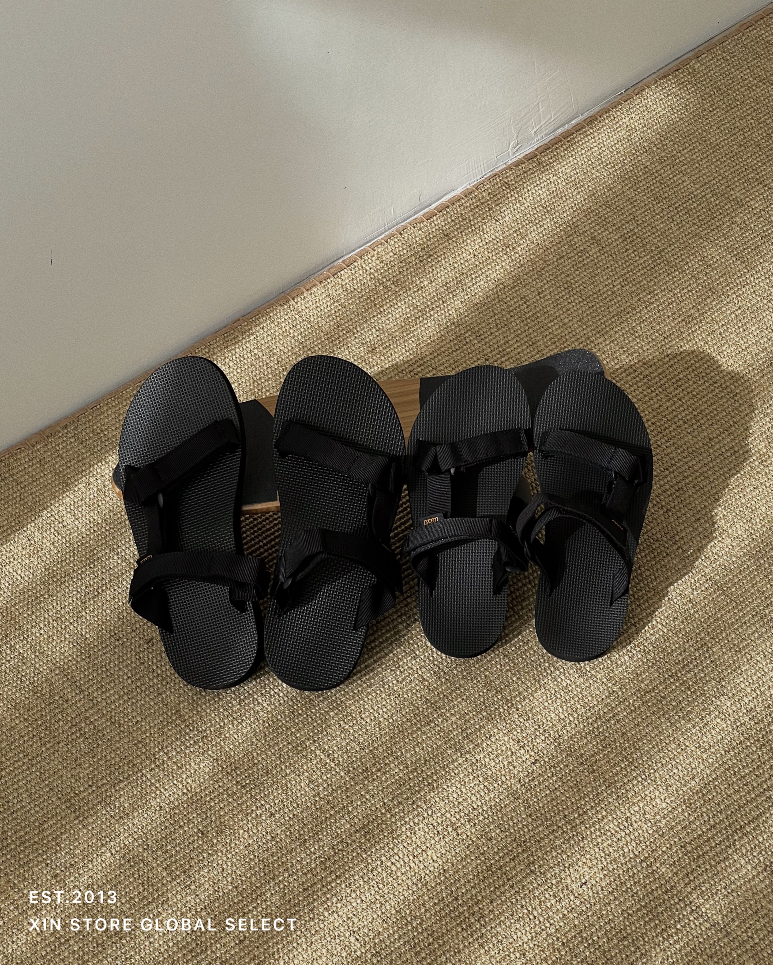 【現貨】TEVA Universal Slide 經典 緹花織帶 涼鞋 黑