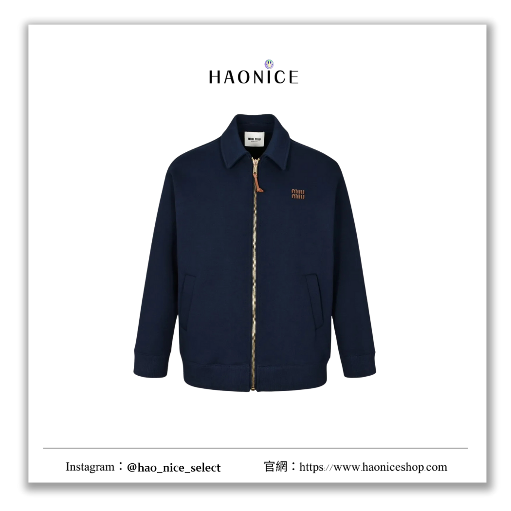 【HAO NICE】100%正品 MIUMIU 義大利精品🇮🇹連帽拉鏈外套與棉質抓毛迷你裙 短裙 裙裝 套裝