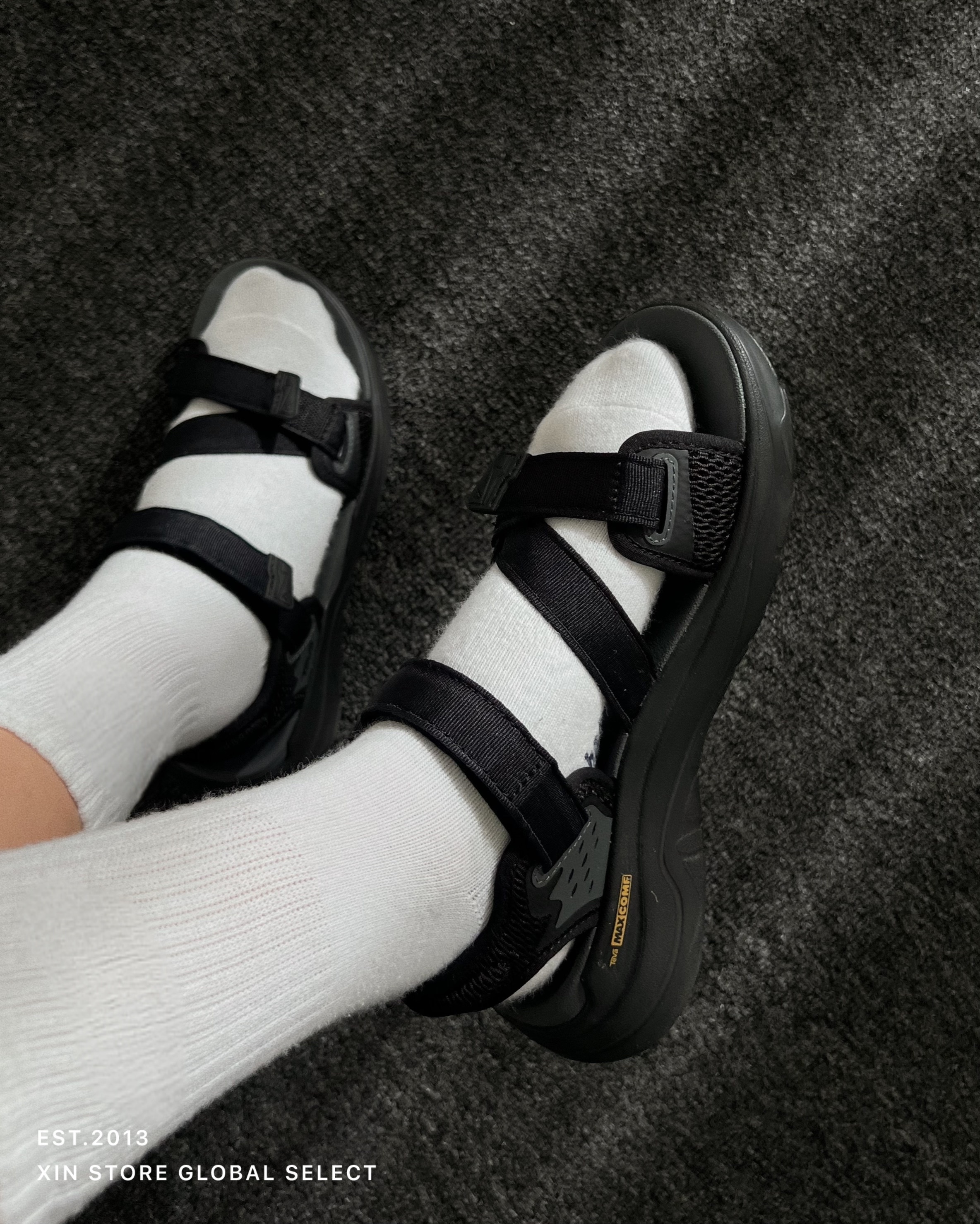 【現貨】TEVA Zymic 多功能 運動 中厚底 涼鞋 黑