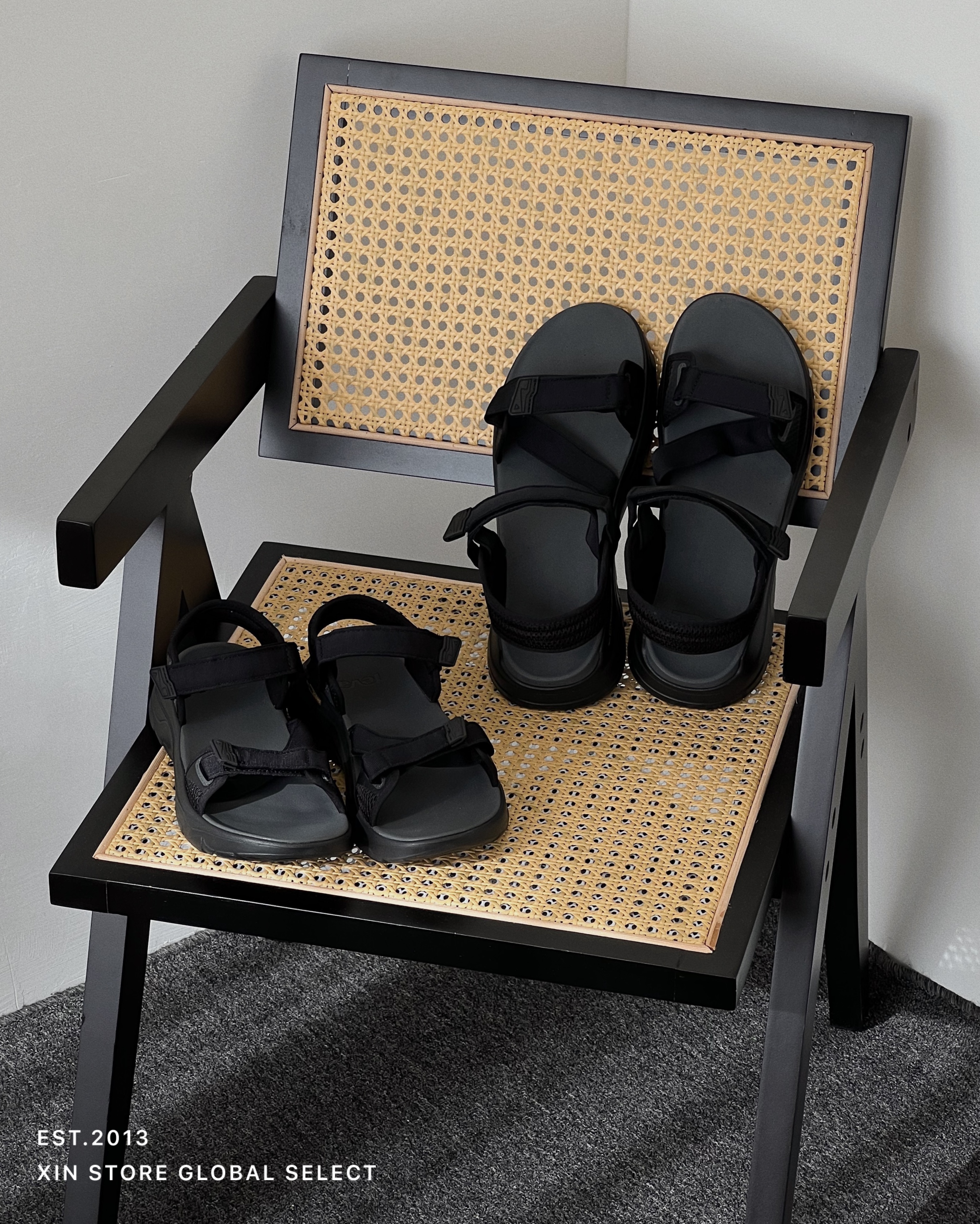 【現貨】TEVA Zymic 多功能 運動 中厚底 涼鞋 黑