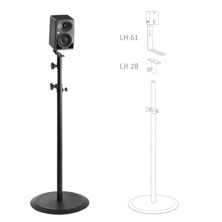 Neumann Mounting Example  KH 80 DSP on a floor stand