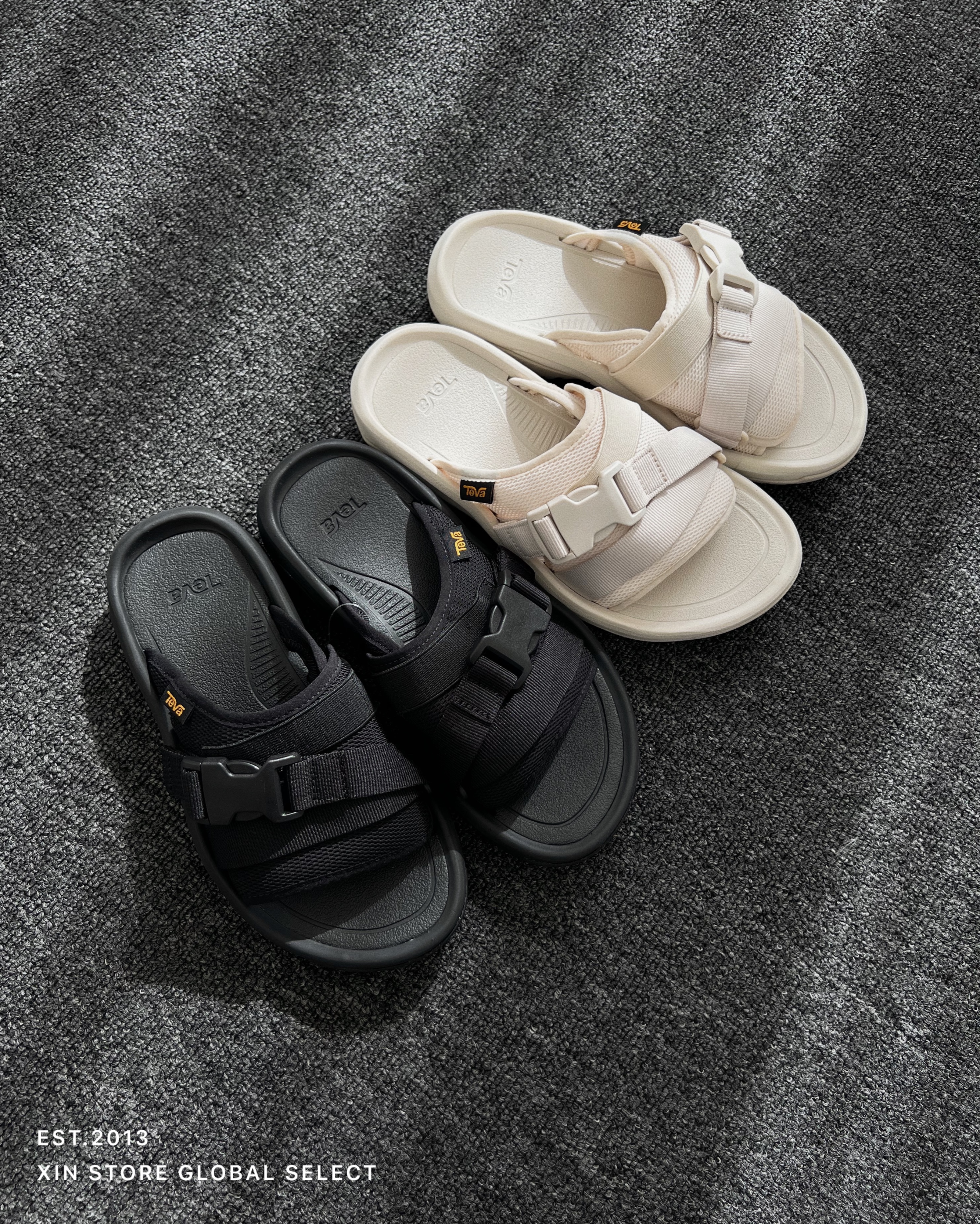 【現貨】TEVA Hurricane Verge 女 交叉織帶 多功能 涼鞋 拖鞋 樺木白 黑