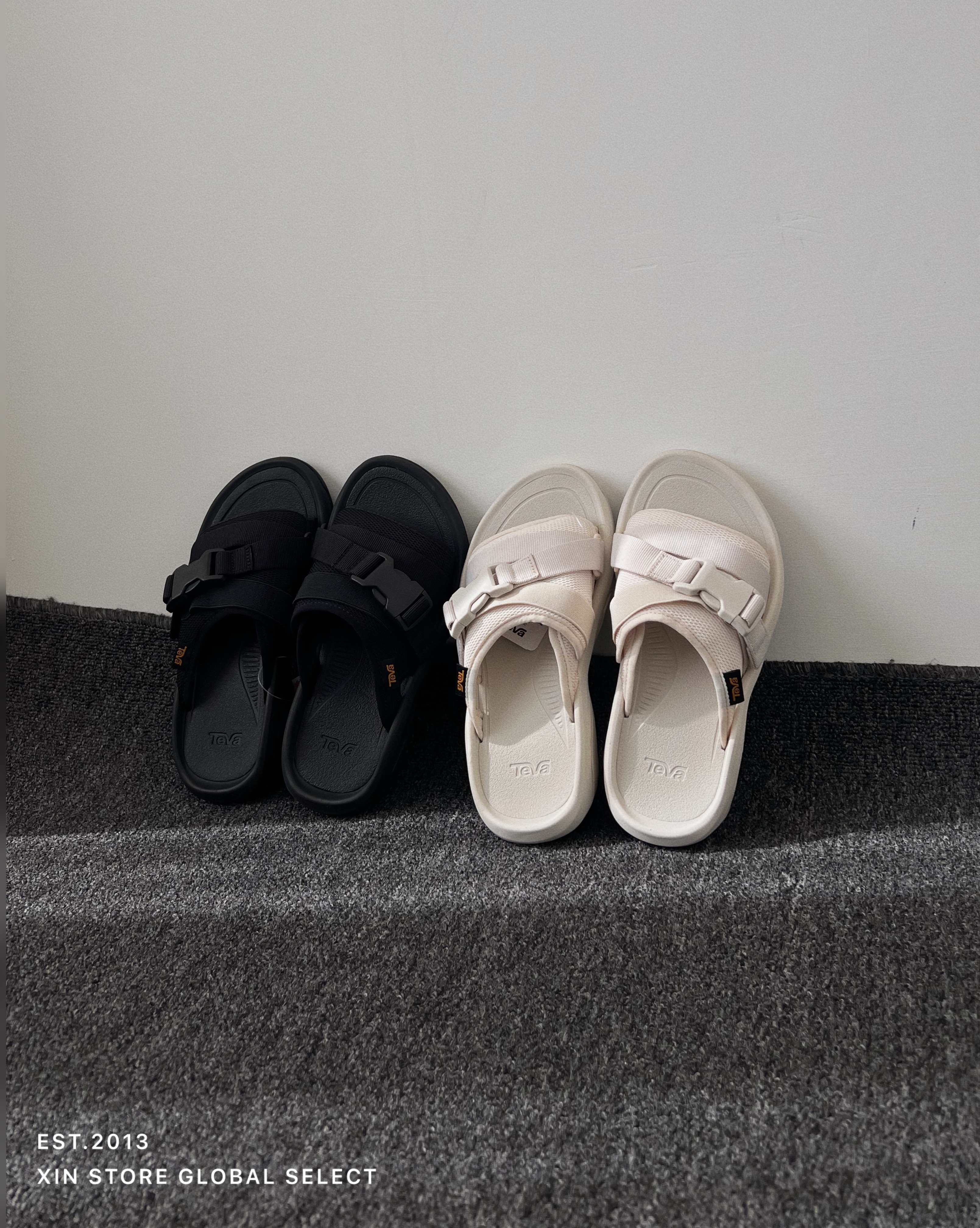 【現貨】TEVA Hurricane Verge 女 交叉織帶 多功能 涼鞋 拖鞋 樺木白 黑