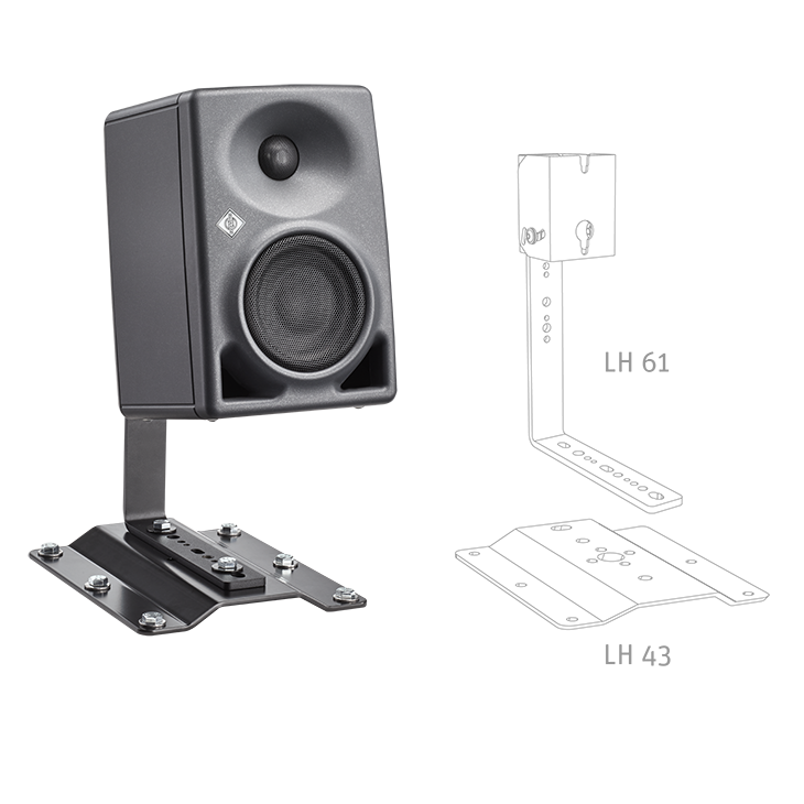 Neumann Mounting Example  KH 80 DSP on a desktop (2)