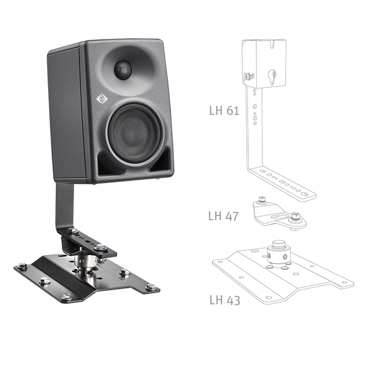 Neumann Mounting Example  KH 80 DSP on a desktop (3)