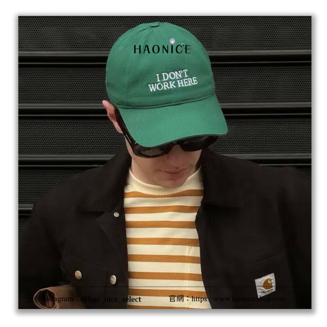 【HAO NICE】100%正品 IDEA BOOKS 義大利精品🇮🇹經典刺繡字母棒球帽 帽子