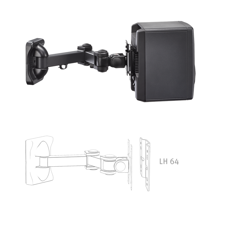 Neumann Mounting Example  KH 80 DSP on a VESA mount