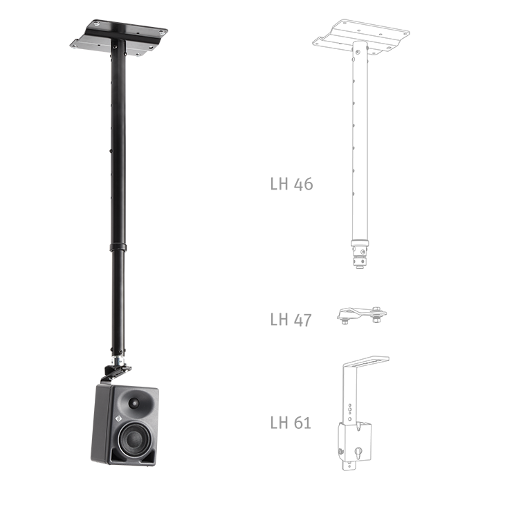 Neumann Mounting Example  KH 80 DSP off a ceiling (4)