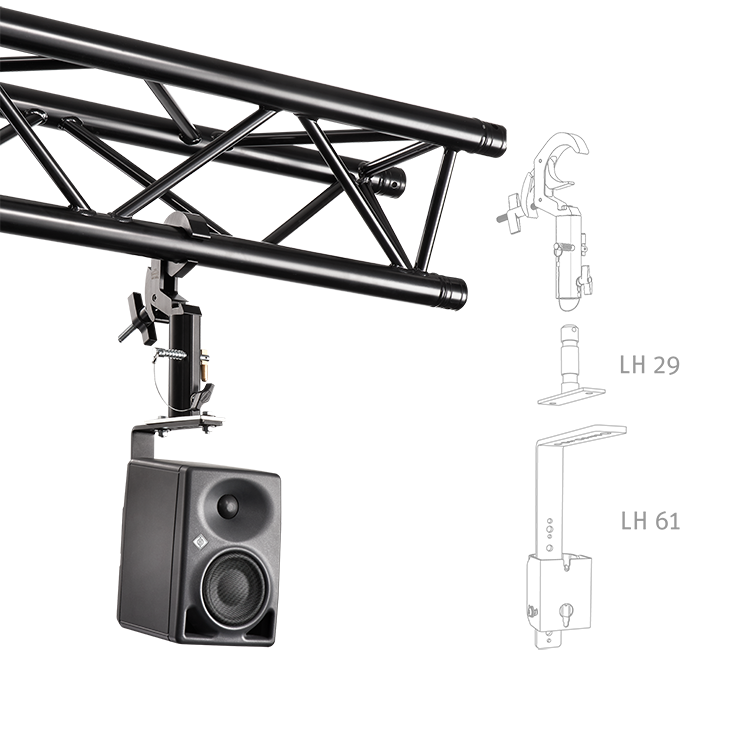Neumann Mounting Example  KH 80 DSP off a horiz. truss