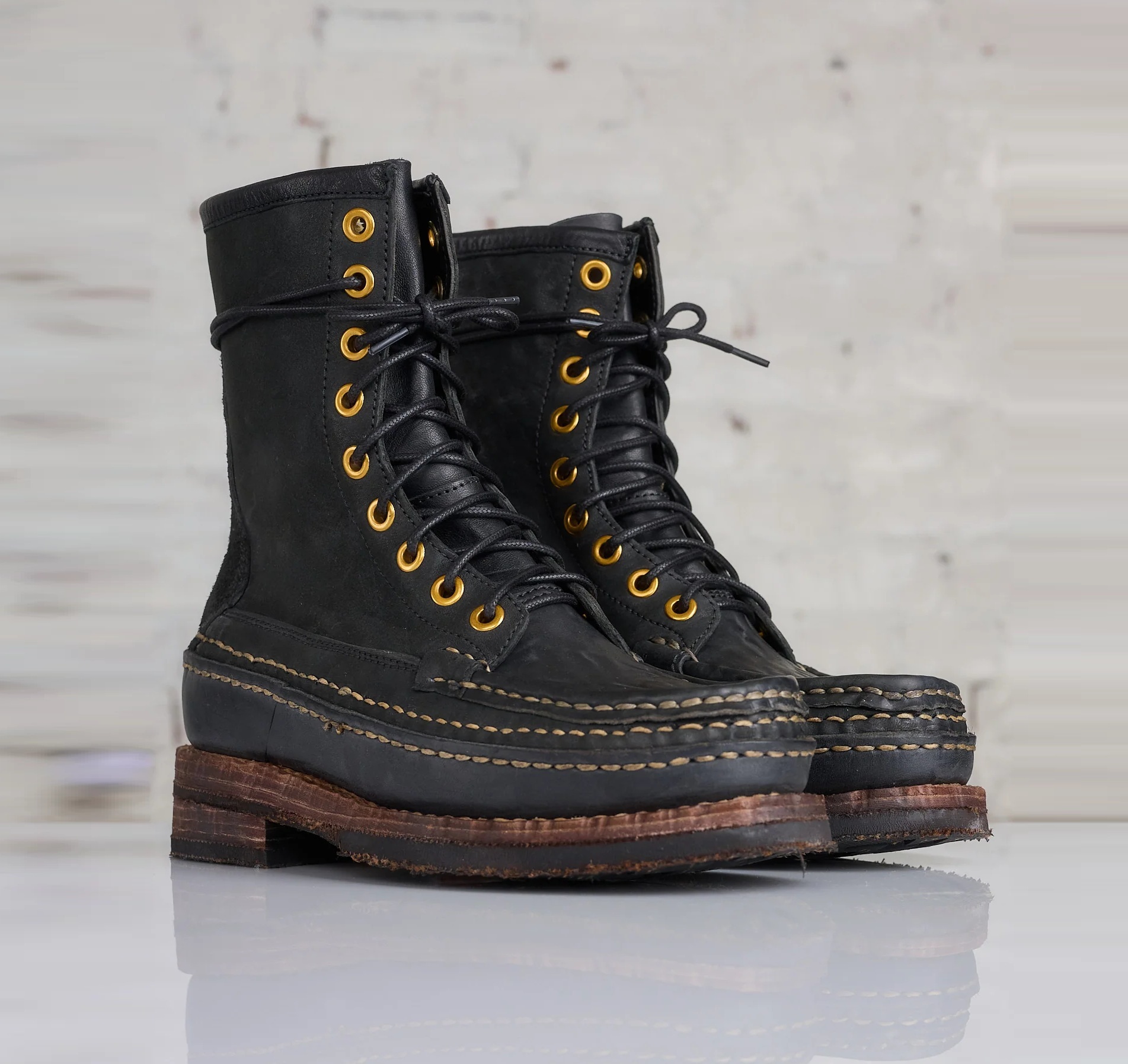 VISVIM GRIZZLY CAMPER HI-FOLK - BLACK PRE ORDER ITEM (預訂中)