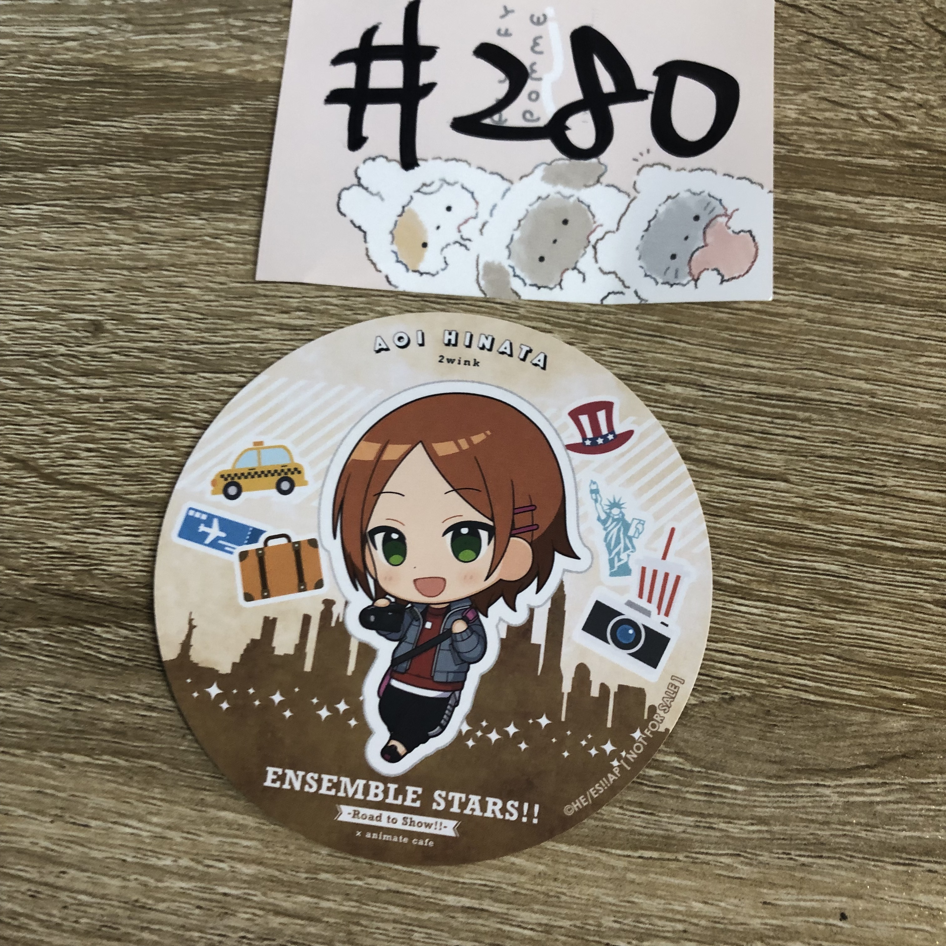 ES  2WINK 杯墊#280