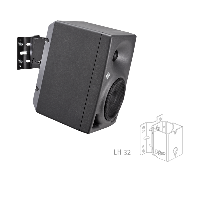 Neumann Mounting Example  KH 120 on a wall (1)