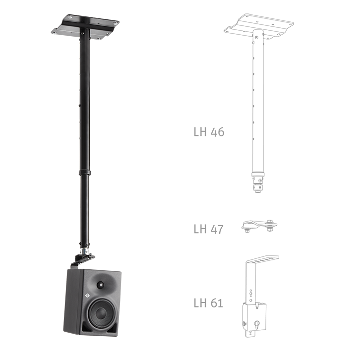 Neumann Mounting Example  KH 120 off a ceiling (4)