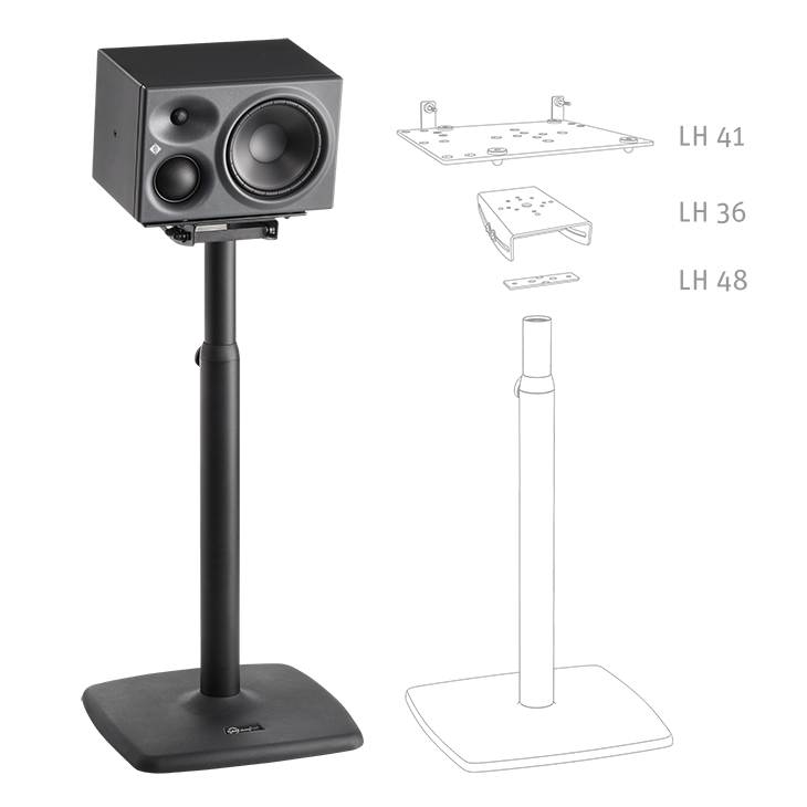 Neumann Mounting Example  KH 310 on a K&M stand (2)