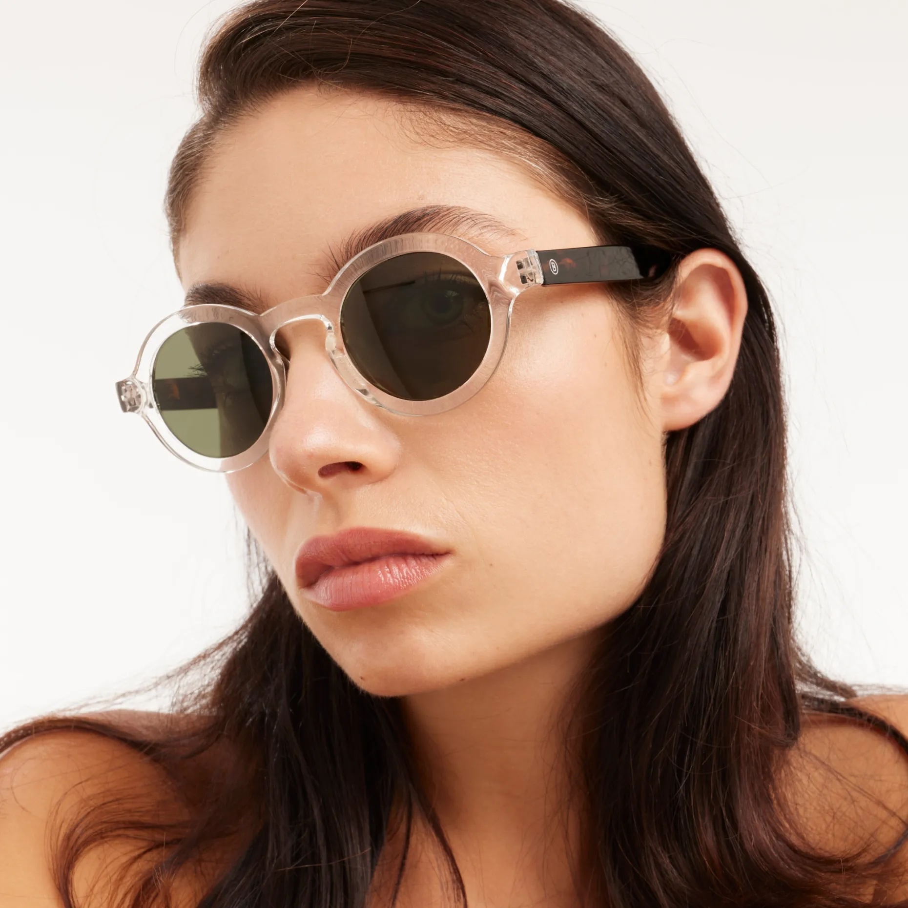 BARNER | Charles Glossy - Crystal Combi Sunglasses
