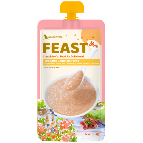 Astkatta – Feast 鮮肉盛宴營養主食包 (走地鴨肉) Pure Duck Puree 110g