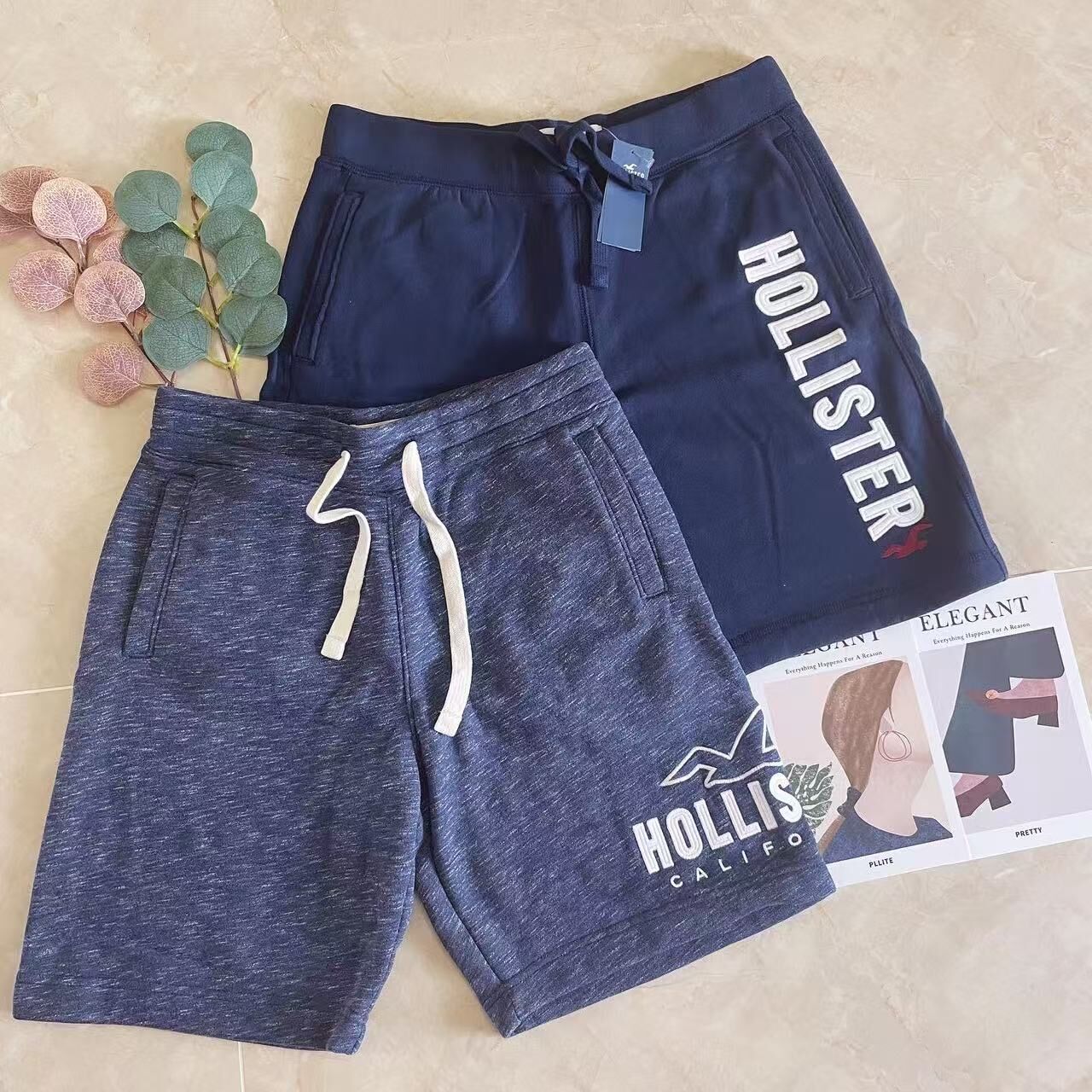 HOLLISTER LOGO SWEAT SHORTS