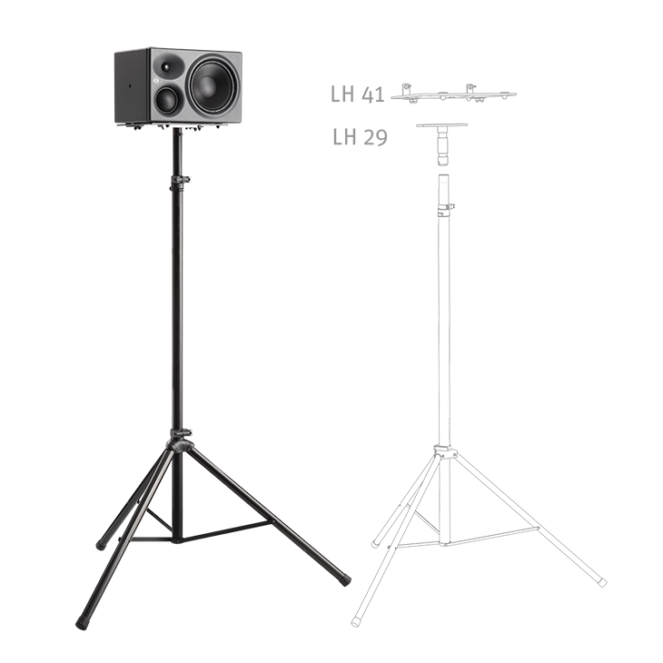 Neumann Mounting Example  KH 310 on a lighting stand (1)
