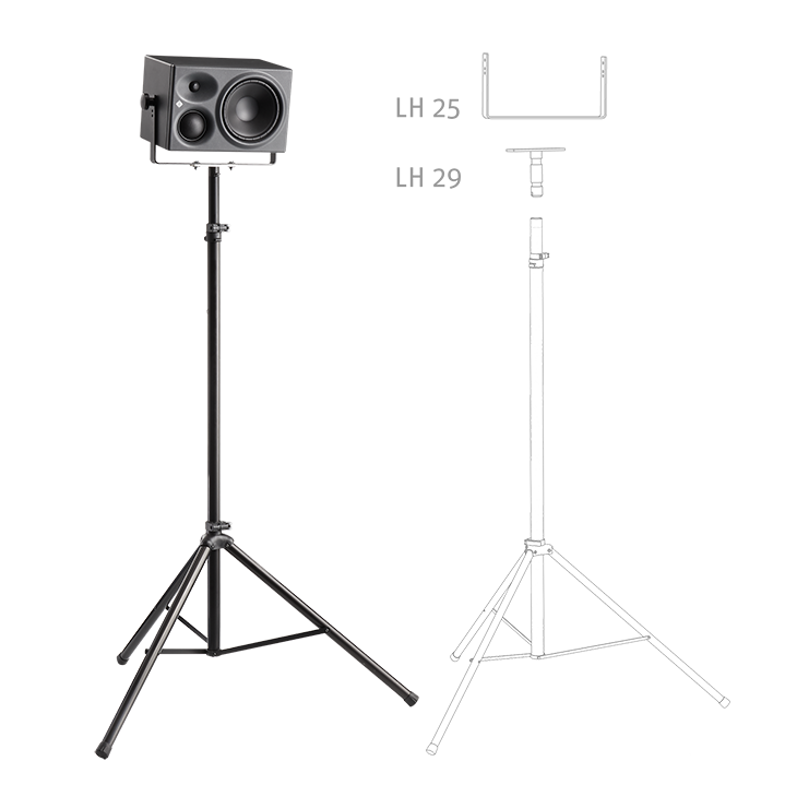 Neumann Mounting Example  KH 310 on a lighting stand (3)