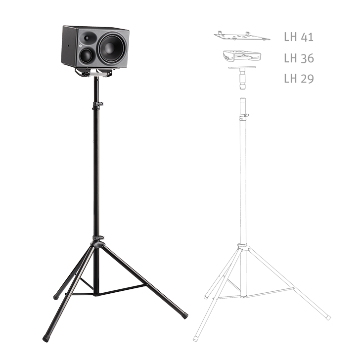 Neumann Mounting Example  KH 310 on a lighting stand (2)