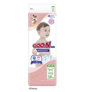 GOON PLUS [原箱優惠]  迪士尼 敏感肌 XL碼 (38片) x4包
