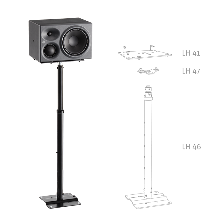 Neumann Mounting Example  KH 310 on the floor (1)