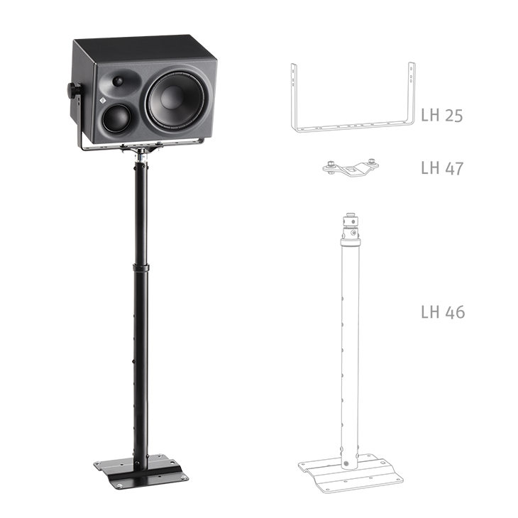 Neumann Mounting Example  KH 310 on the floor (3)