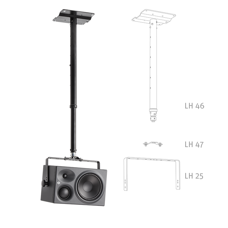 Neumann Mounting Example  KH 310 off a ceiling (4)