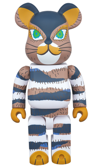 BEARBRICK とらねこ 100万回貓 TORANEKO CAT 400%