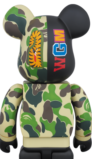 BEARBRICK BAPE CAMO SHARK 400％ SET OF 3