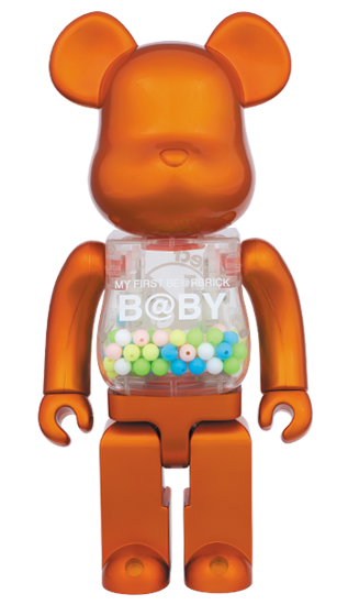 BEARBRICK MY FIRST BABY PEARL ORANGE Ver. 400％