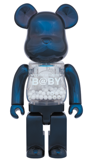 BEARBRICK MY FIRST BABY PEARL NAVY Ver. 400%