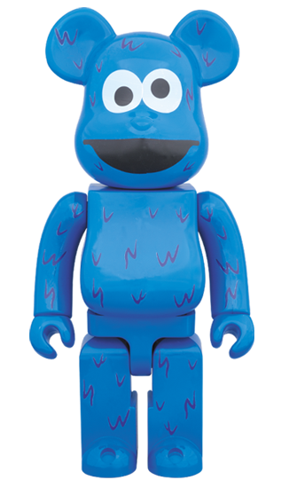 BEARBRICK SESAME STREET COOKIE MONSTER 400%