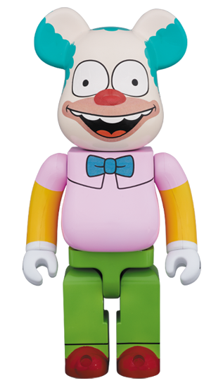 BEARBRICK THE SIMPSONS KRUSTY THE CLOWN 400%