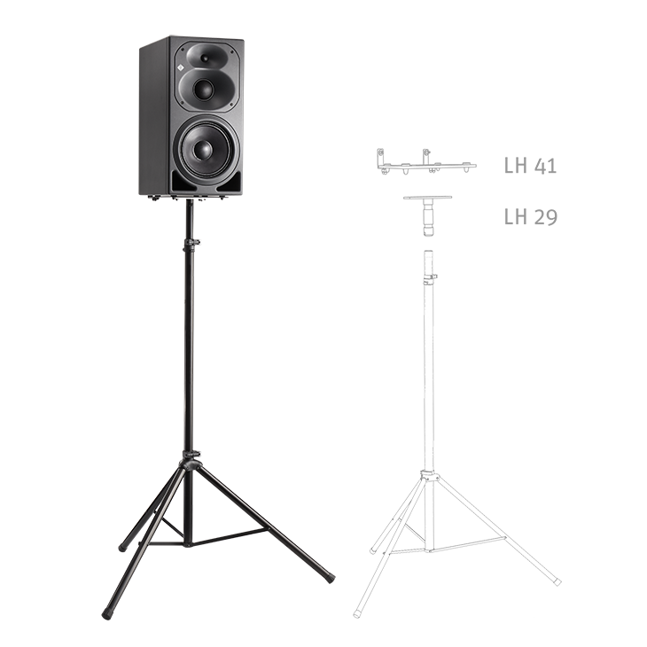 Neumann Mounting Example  KH 420 on a lighting stand (1)