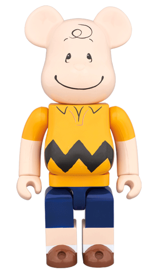 BEARBRICK PEANUTS CHARLIE BROWN (YELLOW) 400%