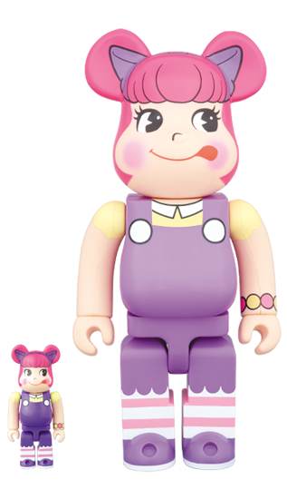 BEARBRICK MILKY ペコラちゃん 魔法牛奶妹 100% & 400%