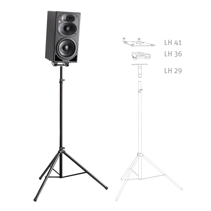 Neumann Mounting Example  KH 420 on a lighting stand (2)