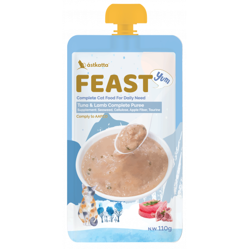 Astkatta – Feast 鮮肉盛宴營養主食包 (吞拿魚羊肉) Tuna and Lamb Puree 110g