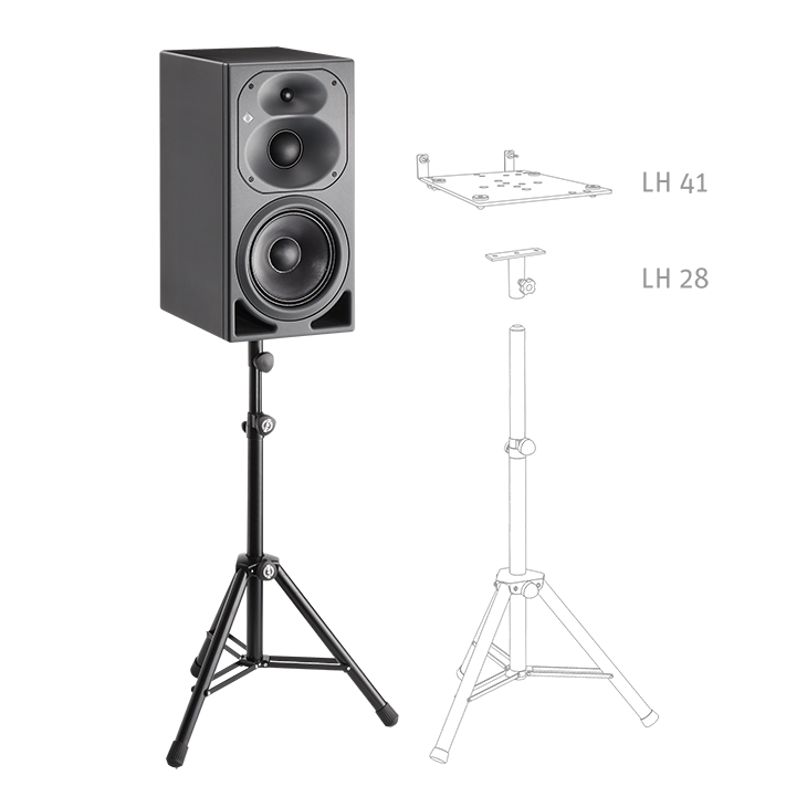 Neumann Mounting Example  KH 420 on a floor stand (1)
