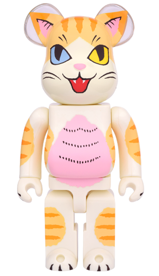 BEARBRICK 小夏屋 化貓怪獸 小夏貓 ネゴラ オッドアイ 400%